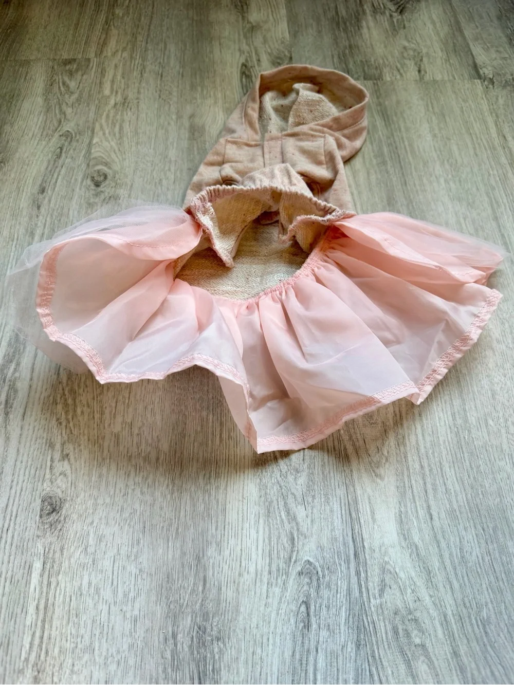 Better Together - Pink Hooded Tulle Dress for Pets/Small Puppy Dogs - size XS